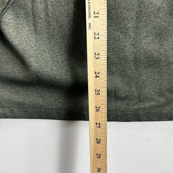 The North Face Half Zip Pullover Softshell Lined Jacket Men's Size Medium Green - Picture 7 of 8